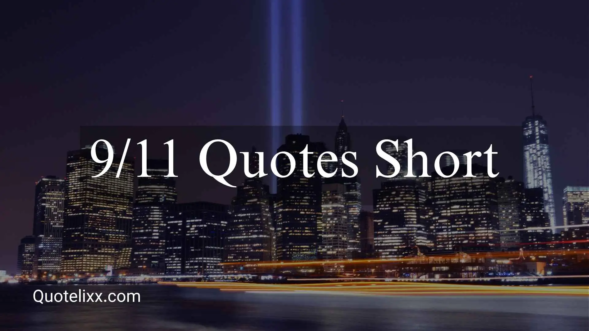 9/11 quotes short