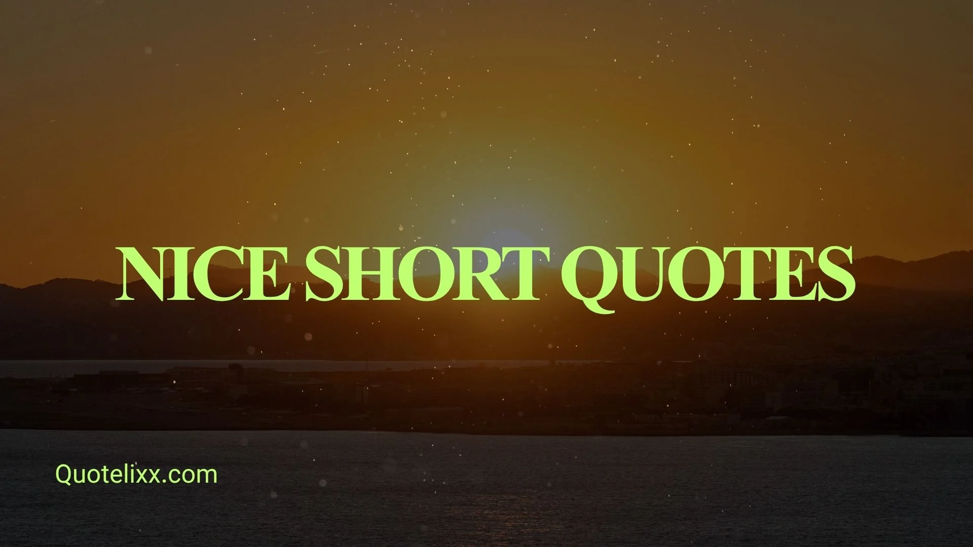 nice short quotes
