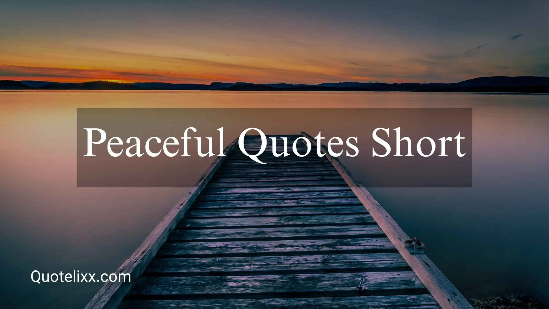 peaceful quotes short