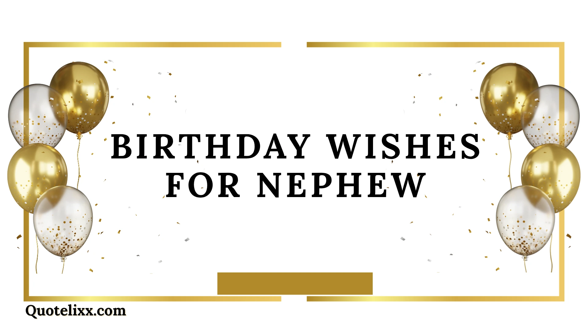 birthday wishes for nephew